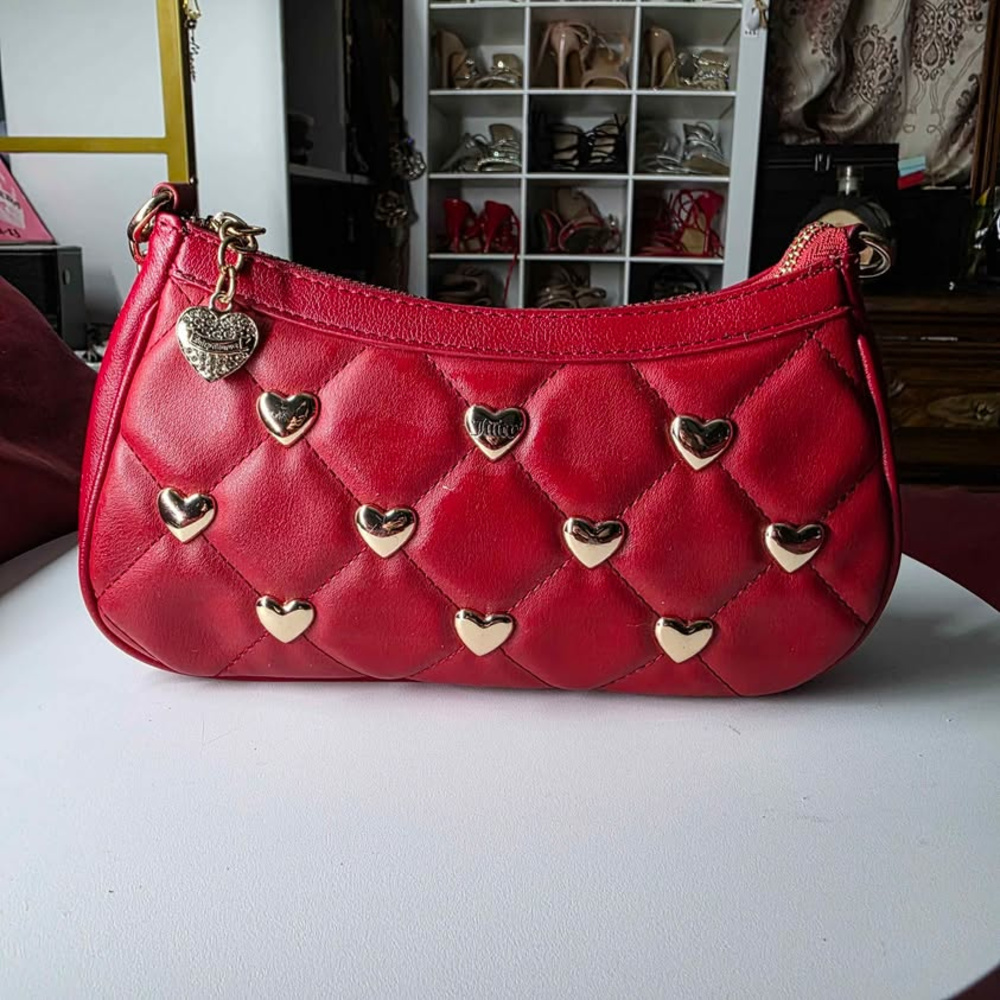 Juicy couture red and gold authentic